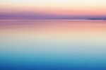 photo of blue and pink sea