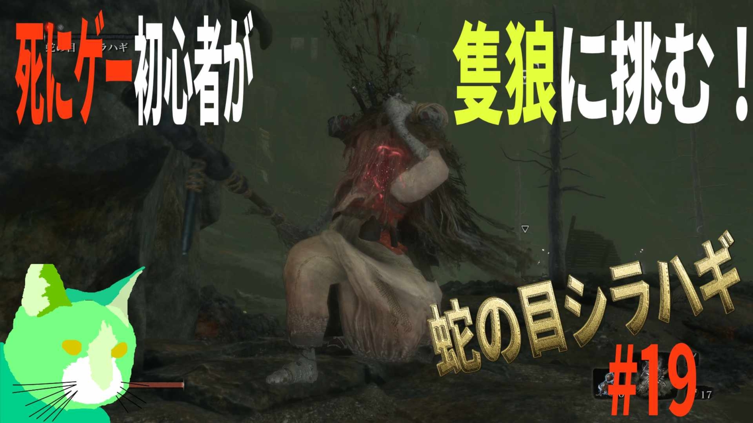 3周遅れの隻狼に挑む！ vs 蛇の目シラハギ
